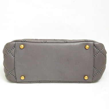 [Preowned] [Goods] Chanel CC Wild Stitch Matrasse Retro Chain Antique Gold Brackets Coco Mark [Shoulder Bag]