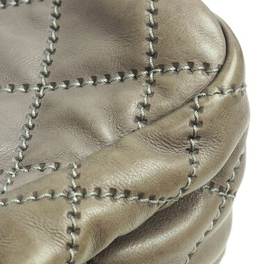 [Preowned] [Goods] Chanel CC Wild Stitch Matrasse Retro Chain Antique Gold Brackets Coco Mark [Shoulder Bag]