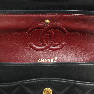 [Pre-owned] [Goods] Chanel 25 W chain W flap gold fittings Matrasse A01112 [Shoulder bag]