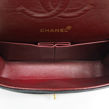 [Pre-owned] [Goods] Chanel 25 W chain W flap gold fittings Matrasse A01112 [Shoulder bag]