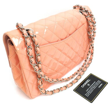 【中古】【美品】シャネル25WフラップWチェーンゴールド金具マトラッセA01112【ショルダーバッグ】