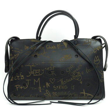 [Used] [Almost new] Balenciaga S Small Graffiti Valentine Limited 2WAY Shoulder Blackout City 443516 / B ・ 002123 [Handbag]