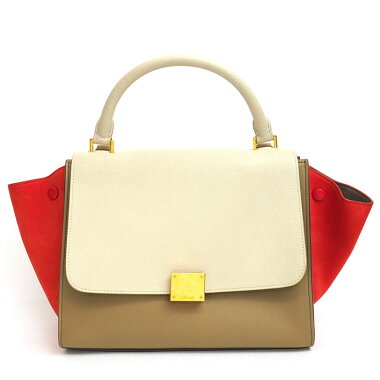 [Used] [Good Condition] Celine Small Tricolor 2WAY Shoulder Bag Multicolor Trapeze 174683 [Handbag]