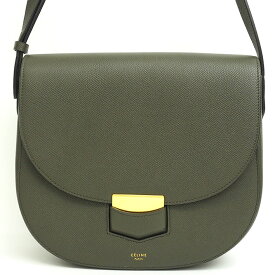 [Used] [Good Condition] Celine compact gold metal fitting diagonally cross body trotter 179013ZMB.09ST [shoulder bag]
