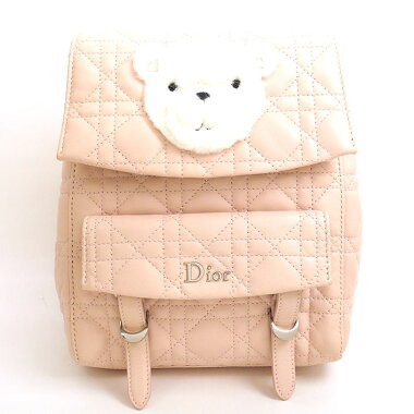 [Used] [Good Condition] Christian Dior Cannage Kids Bear 2017AW Baby Dior [Backpack / Backpack]