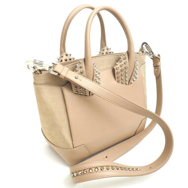 【中古】【美品】クリスチャンルブタンスモール2WAYショルダーバッグスタッズエロイーズ1165154【ハンドバッグ】