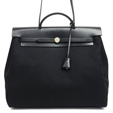 【中古】【美品】エルメスMMシルバー金具2WAYショルダーエールバッグ【ハンドバッグ】