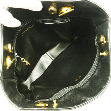 [Used] [Beauty] Chanel Chain Tote Shoulder Bag Gold Metal Fittings Vintage Coco Mark [Tote Bag]