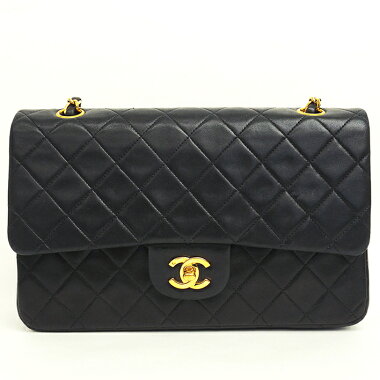 [Pre] Chanel 25 W chain W flap gold fittings Matrasse A01112 [shoulder bag]