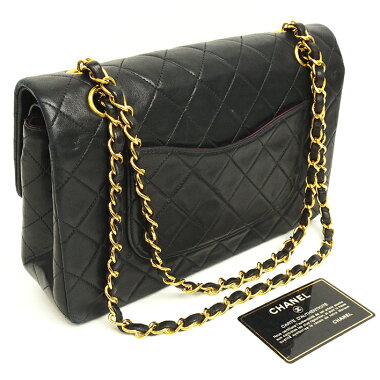 [Pre] Chanel 25 W chain W flap gold fittings Matrasse A01112 [shoulder bag]