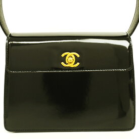 [GOODA] [Used] [Good Condition] Chanel CC Trapezoid Flap Bag Gold Hardware Coco Mark [Handbag]