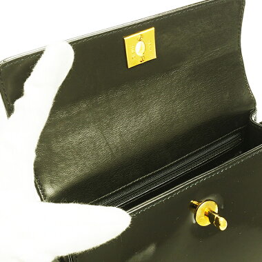 【中古】【美品】シャネルCC台形フラップバッグゴールド金具ココマーク【ハンドバッグ】