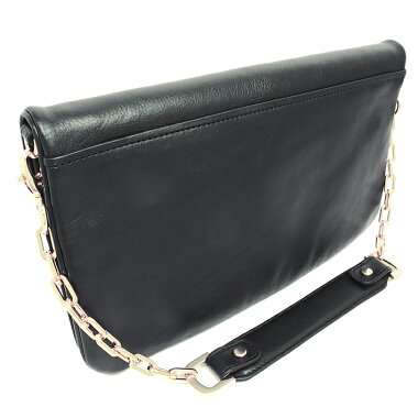 【中古】【美品】トリーバーチ2WAYクラッチバッグBOMBEREVACLUTCHゴールド金具50009810【ショルダーバッグ】