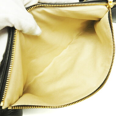 【中古】【美品】トリーバーチ2WAYクラッチバッグBOMBEREVACLUTCHゴールド金具50009810【ショルダーバッグ】