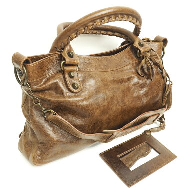 [Used] [Good Condition] Balenciaga 2WAY One Shoulder Shoulder Mirror with Classic First 103208/213048 [Handbag]