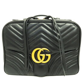[Up to entry P34 times] [GOODA posted] [Used] [Good Condition] Gucci GG logo Matrasse quilting 2WAY Tricolor shoulder GG Marmont 498100 493075 [Shoulder bag]