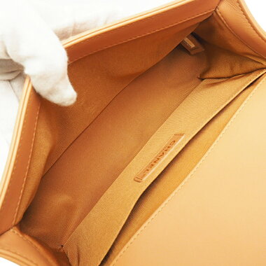 [Used] [Beauty] Chanel Matrasse Stitch Chain Shoulder Antique Gold Metal Fittings Boy Chanel A67086 [Shoulder Bag]