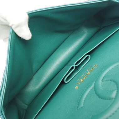 [Pre-owned] [unused goods / new old goods] Chanel coco mark chain shoulder W flap gold hardware V stitch [Shoulder bag]