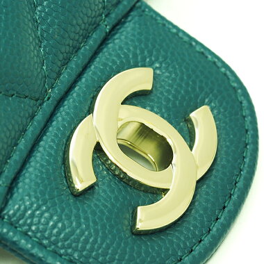 [Pre-owned] [unused goods / new old goods] Chanel coco mark chain shoulder W flap gold hardware V stitch [Shoulder bag]