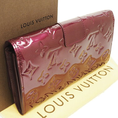[Pre] [Beautiful Goods] Louis Vuitton Portofoil-Saranou Verni M91497 [Long wallet]