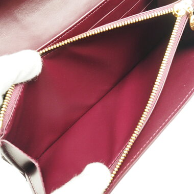 [Pre] [Beautiful Goods] Louis Vuitton Portofoil-Saranou Verni M91497 [Long wallet]