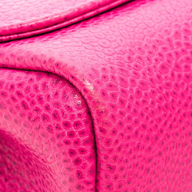 [Pre-owned] [Goods] CC logo coco mark A07007 [Corning cosmetic pouch] with Chanel cosmetics pouch mirror