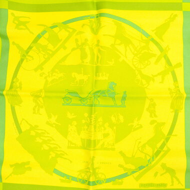 [Used] [Unused / New] Hermes Mini Scarf "JEUXD'OMBRES" Shadow Play Ladies Scarf [Accessories / Miscellaneous]