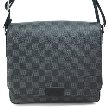[Used] [Beauty] Louis Vuitton District PM Damier Graffit N41260 [Shoulder bag]