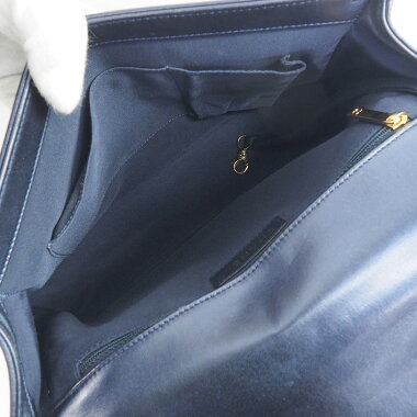 [Used] [Good Condition] Chanel Chain Shoulder Lattice Pattern Waffle Pattern Bicolor Gold Hardware Boy Chanel [Shoulder Bag]