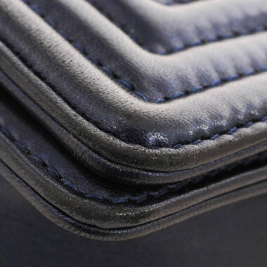 [Used] [Good Condition] Chanel Chain Shoulder Lattice Pattern Waffle Pattern Bicolor Gold Hardware Boy Chanel [Shoulder Bag]