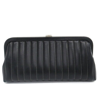 【中古】【美品】シャネルCCロゴシルバー金具パーティバッグニューマドモアゼル【クラッチバッグ】