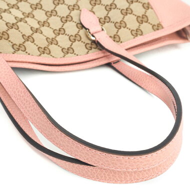 [Used] [Unused / New / Old] Gucci BREE Breeline Bicolor Interlocking G Shoulder Bag with Charm GG Canvas 449242527620 [Tote Bag]