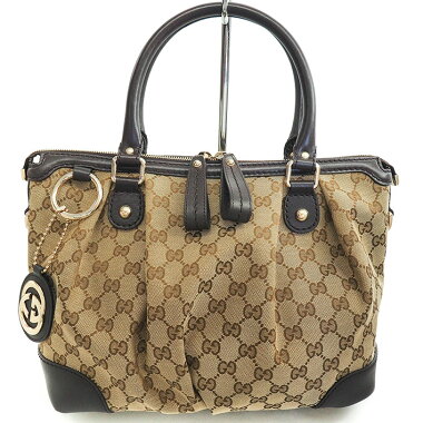 [Used] [almost new] Gucci GG pattern sukie 2WAY shoulder bag GG canvas 247902520981 [handbag]