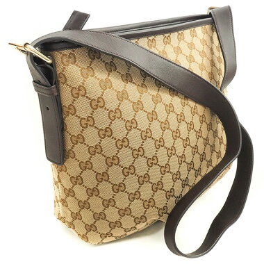 [Pre-owned] [almost new] Gucci Exclusive Exclusive GG pattern diagonally hanging cross body GG canvas 388930525040 [Shoulder bag]