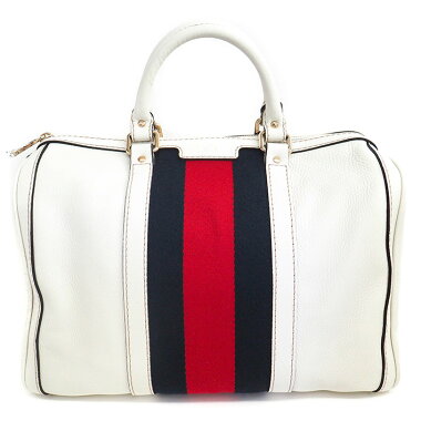 【中古】【ほぼ新品】グッチシェリーライン2WAYショルダーバッグクロスボディバッグハンドバッグゴールド金具ウェブライン247205・525040【ボストンバッグ】