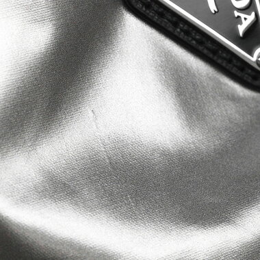 [Used] [Good Condition] Prada Triangle Logo Laminate One Shoulder Body Bag Teste Metal 1BZ026 [Backpack Rucksack]