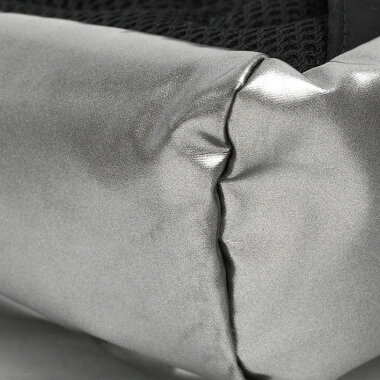 [Used] [Good Condition] Prada Triangle Logo Laminate One Shoulder Body Bag Teste Metal 1BZ026 [Backpack Rucksack]