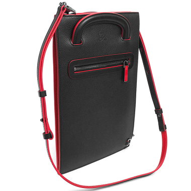 [Used] [Beautiful] Christian Lubutans Small Studs 3WAY Shoulder Bag Clutch Bag Multi Bag Trick Truck 1165005 [Handbag]