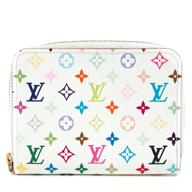 【中古】【美品】ルイヴィトンジッピー・コインパースモノグラムマルチカラーM66548【コインケース】