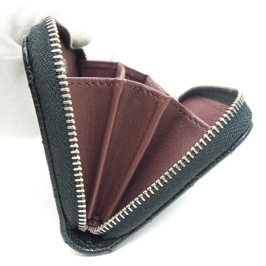 【中古】【ほぼ新品】シャネルCCロゴマトラッセラインラウンドファスナー小銭入れシルバー金具ココマークA69271【コインケース】