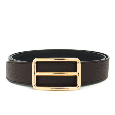 【中古】【未使用品・新古品】エルメスHRouleau&Cuirリバーシブルゴールドバックル2018-19AWメンズベルト【小物・雑貨】