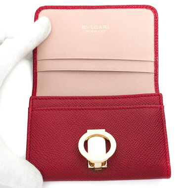 [Used] [Good Condition] Bulgari Gold Logo Clip Card Holder Business Card Holder Bulgari Bulgari 281430 Card Case [Accessories]