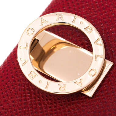 [Used] [Good Condition] Bulgari Gold Logo Clip Card Holder Business Card Holder Bulgari Bulgari 281430 Card Case [Accessories]