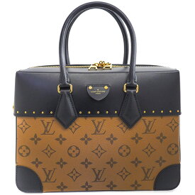 ルイヴィトン ハンドバッグ シティ・マル モノグラムリバース M43595 カラー ライトブラウン×ブラック ブランド LOUIS VUITTON 送料無料 中古 ギフト プレゼント ご褒美 秋