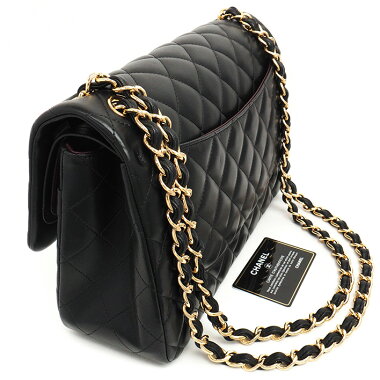 【中古】【ほぼ新品】シャネル30WチェーンWフラップゴールド金具デカマトラッセマトラッセA28600【ショルダーバッグ】