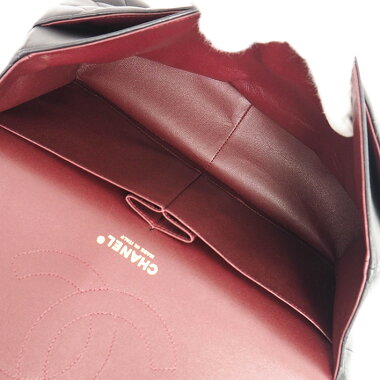 【中古】【ほぼ新品】シャネル30WチェーンWフラップゴールド金具デカマトラッセマトラッセA28600【ショルダーバッグ】