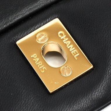 【中古】【ほぼ新品】シャネル30WチェーンWフラップゴールド金具デカマトラッセマトラッセA28600【ショルダーバッグ】