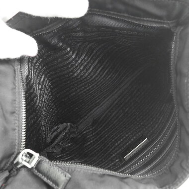 [Pre] [Beautiful] Prada triangle logo diagonally hanging cross body silver metal fittings Pocono 2VH563 [shoulder bag]