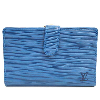 【中古】【ほぼ新品】ルイヴィトンポルトモネビエ・ヴィエノワエピM63245【二つ折り財布】