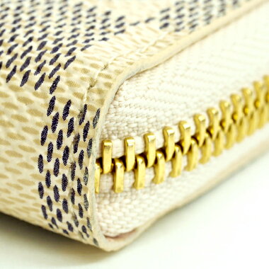 [Used] [Unused / New] Louis Vuitton Portfoil Clemence Spring / Summer 2018 Trunk Collection Damier Azur Trunk N60109 [Long Purse]